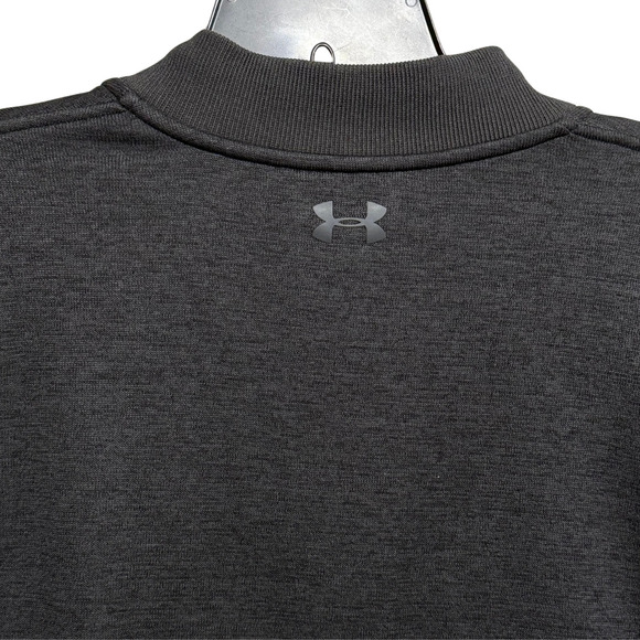 Under Armour Mens Dark Grey Fleece Pullover Vest - Size XL - Picture 9 of 9